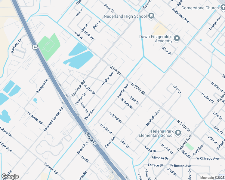 map of restaurants, bars, coffee shops, grocery stores, and more near 3004 Seattle Avenue in Nederland