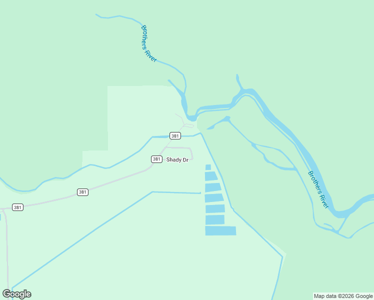 map of restaurants, bars, coffee shops, grocery stores, and more near Shady Drive in Wewahitchka