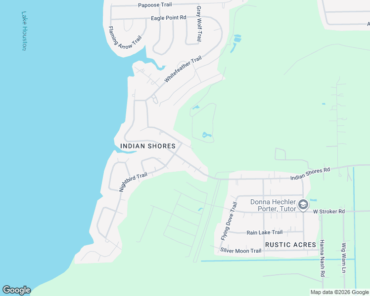 map of restaurants, bars, coffee shops, grocery stores, and more near 1807 Round Wind Trail in Crosby