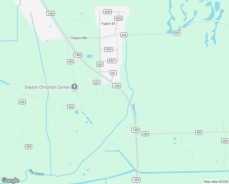 map of restaurants, bars, coffee shops, grocery stores, and more near 347 County Road 452 in Dayton