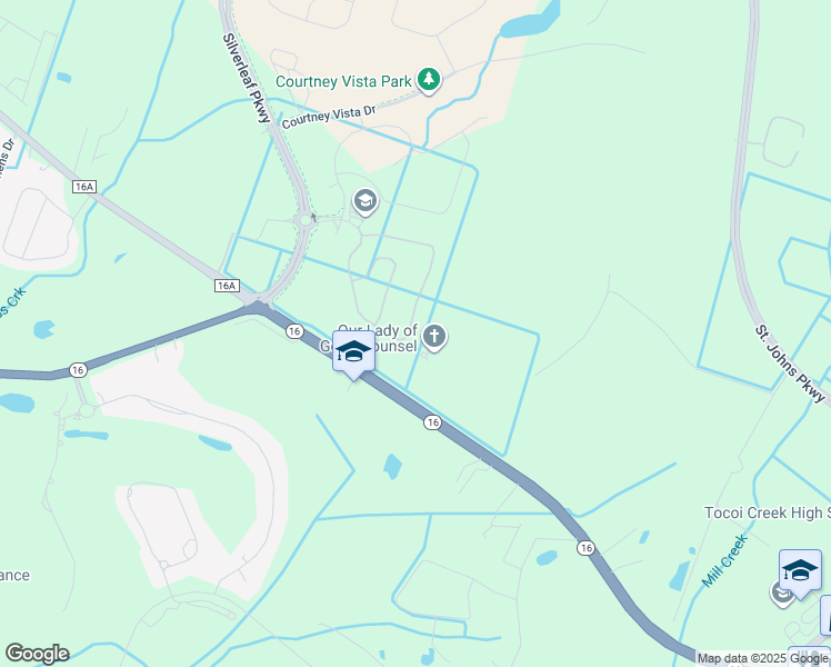 map of restaurants, bars, coffee shops, grocery stores, and more near 5950 Florida 16 in St. Augustine