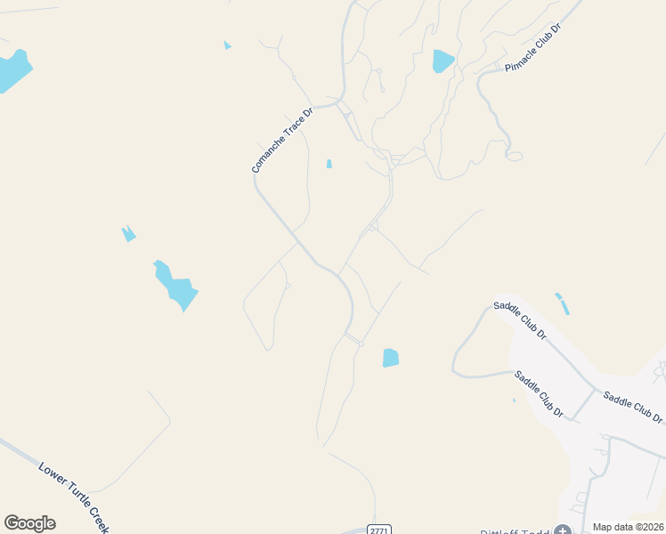 map of restaurants, bars, coffee shops, grocery stores, and more near Comanche Trace Drive in Kerrville
