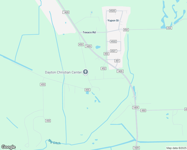 map of restaurants, bars, coffee shops, grocery stores, and more near 475 County Road 455 in Dayton