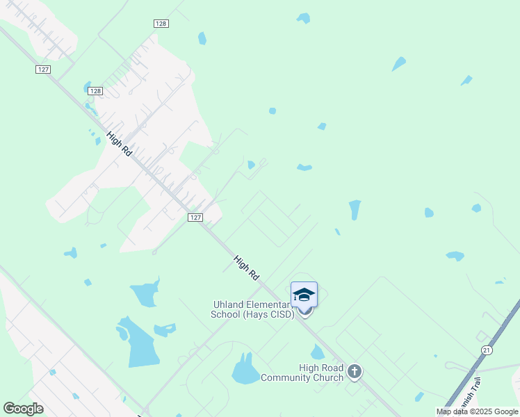 map of restaurants, bars, coffee shops, grocery stores, and more near 2193-2299 County Road 127 in Uhland