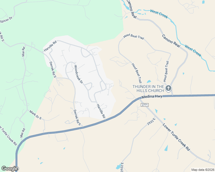 map of restaurants, bars, coffee shops, grocery stores, and more near 108 Kings Court in Kerrville