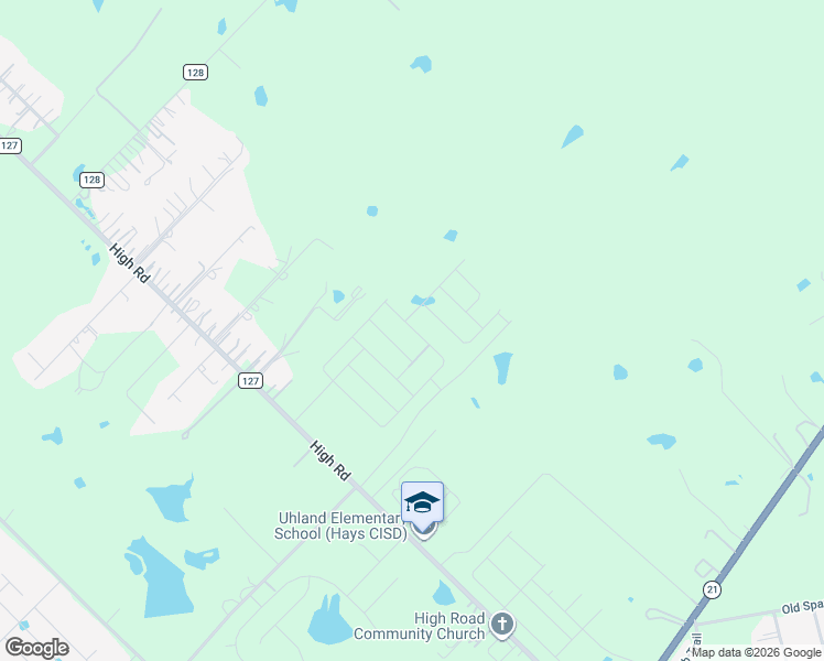 map of restaurants, bars, coffee shops, grocery stores, and more near Unnamed Road in Kyle