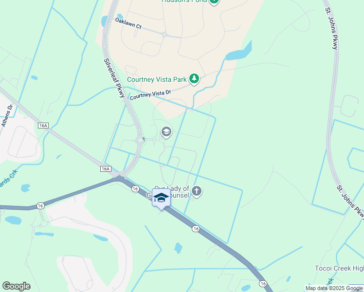 map of restaurants, bars, coffee shops, grocery stores, and more near 5950 State Highway 16 in St Augustine