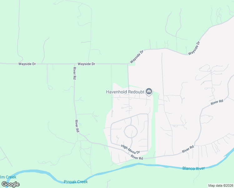 map of restaurants, bars, coffee shops, grocery stores, and more near 104 East Inwood Forest Drive in Wimberley