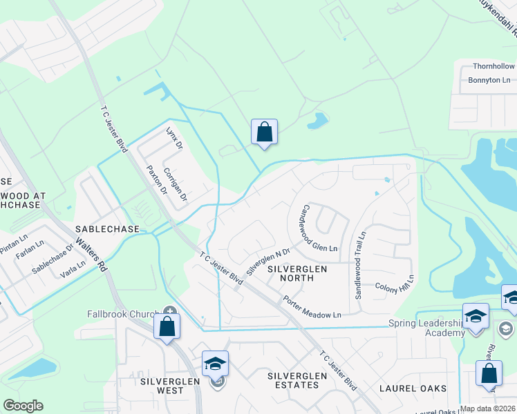 map of restaurants, bars, coffee shops, grocery stores, and more near in Houston