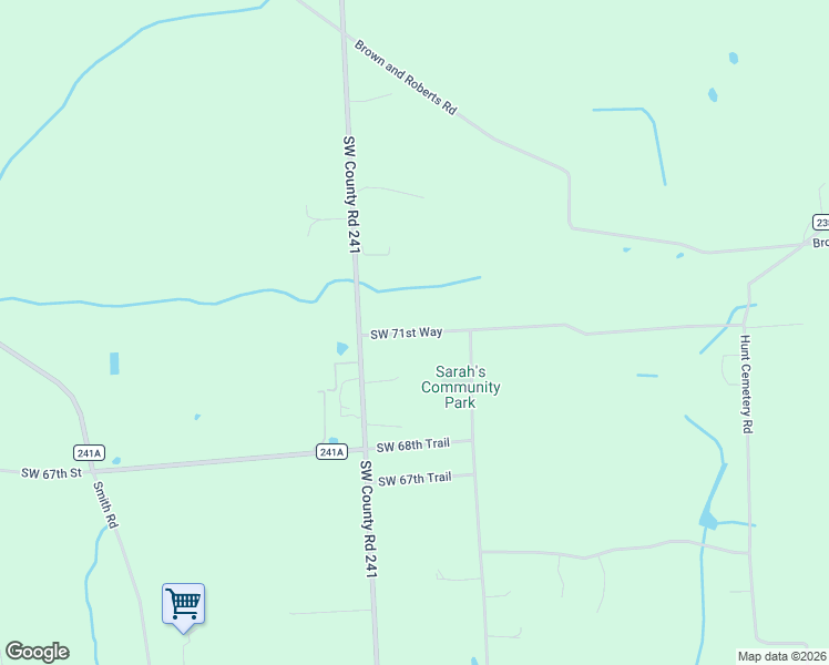 map of restaurants, bars, coffee shops, grocery stores, and more near 6890 Southwest 71st Way in Lake Butler