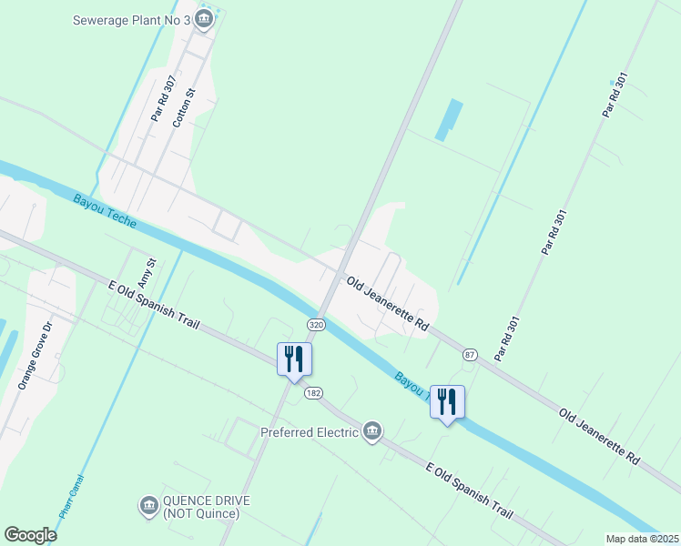 map of restaurants, bars, coffee shops, grocery stores, and more near in Lydia