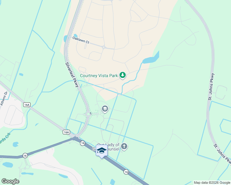 map of restaurants, bars, coffee shops, grocery stores, and more near in Saint Johns