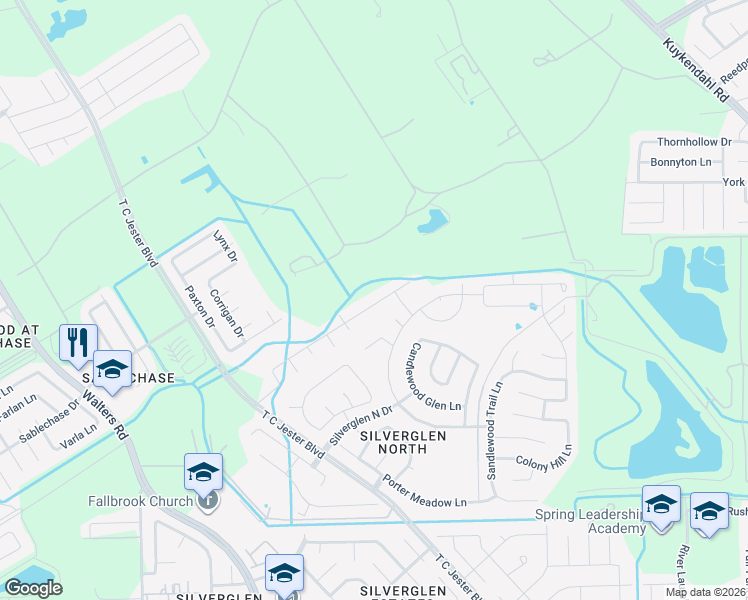 map of restaurants, bars, coffee shops, grocery stores, and more near in Houston