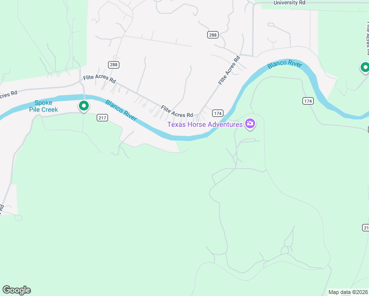map of restaurants, bars, coffee shops, grocery stores, and more near 1103 Hidden Valley Road in Wimberley