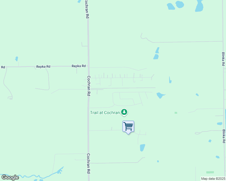 map of restaurants, bars, coffee shops, grocery stores, and more near 34685 Rodeo Road in Waller