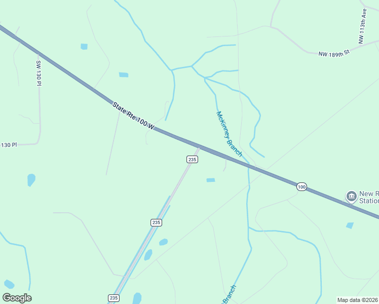 map of restaurants, bars, coffee shops, grocery stores, and more near 20410 County Road 235 in Lake Butler
