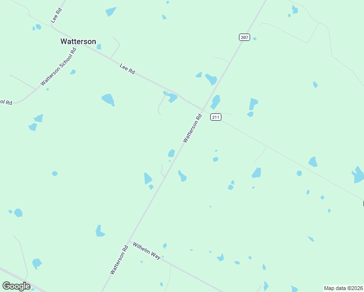 map of restaurants, bars, coffee shops, grocery stores, and more near 1175 Watterson Road in Red Rock