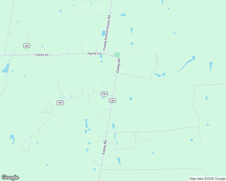 map of restaurants, bars, coffee shops, grocery stores, and more near 180 Easley Road in Smithville