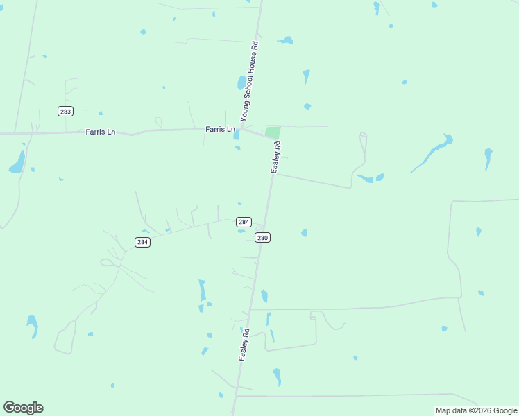 map of restaurants, bars, coffee shops, grocery stores, and more near 180 Easley Road in Smithville