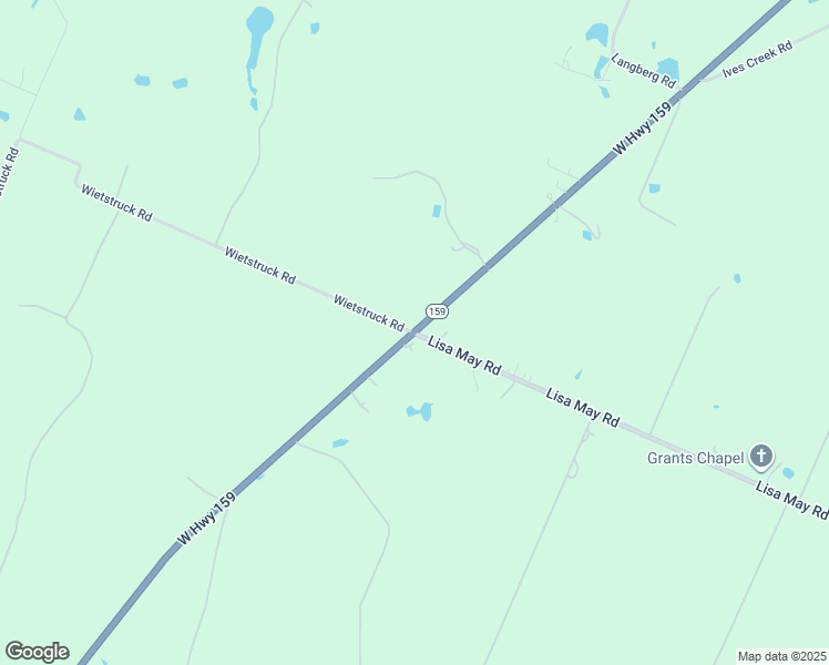 map of restaurants, bars, coffee shops, grocery stores, and more near 4423 Highway 159 East in Bellville