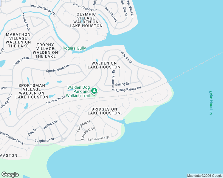 map of restaurants, bars, coffee shops, grocery stores, and more near 8807 Rolling Rapids Road in Humble