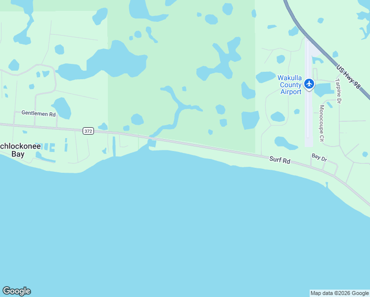 map of restaurants, bars, coffee shops, grocery stores, and more near 2315 Surf Road in Panacea