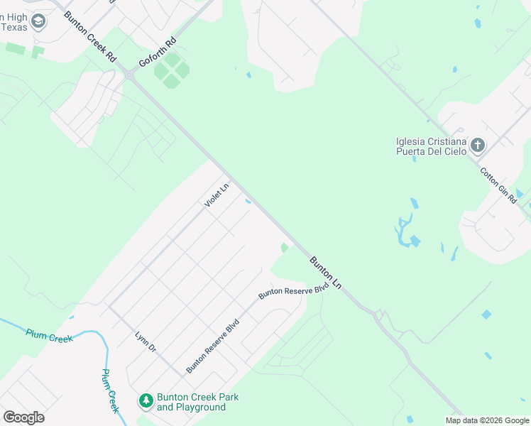 map of restaurants, bars, coffee shops, grocery stores, and more near County Road 151 in Kyle