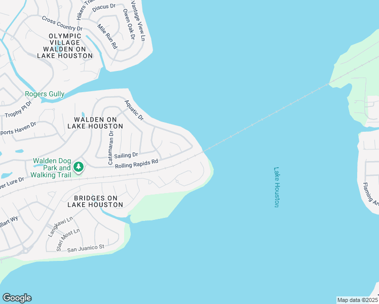 map of restaurants, bars, coffee shops, grocery stores, and more near 9222 Rolling Rapids Road in Humble