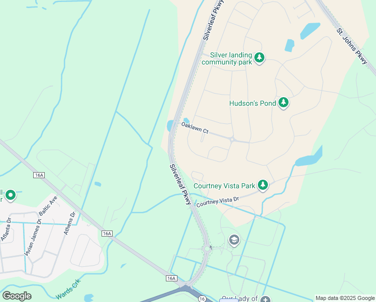 map of restaurants, bars, coffee shops, grocery stores, and more near 96 Varner Way in Jacksonville