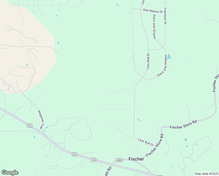 map of restaurants, bars, coffee shops, grocery stores, and more near 122 Liberty Bell Lane in Fischer