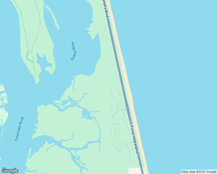 map of restaurants, bars, coffee shops, grocery stores, and more near 157 Turtle Bay Lane in Ponte Vedra Beach