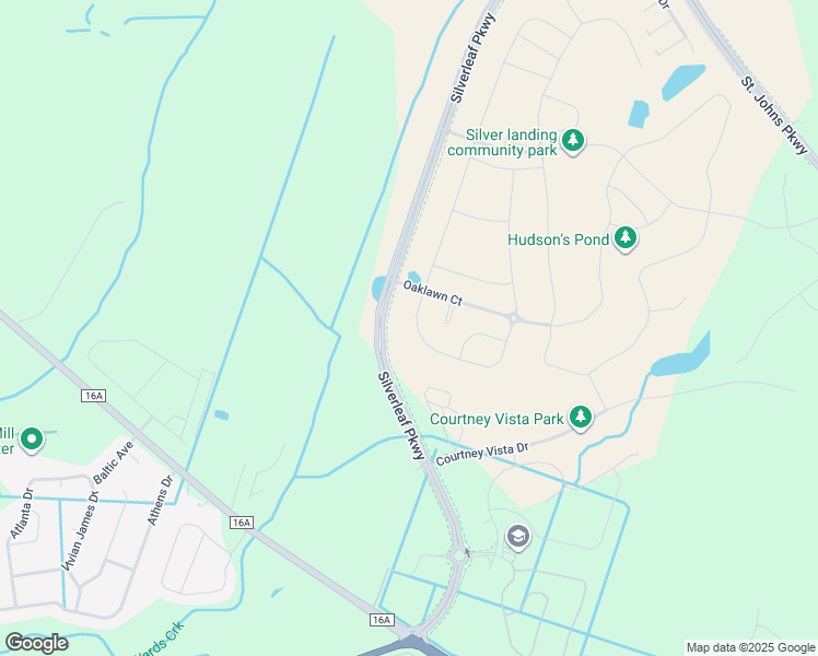 map of restaurants, bars, coffee shops, grocery stores, and more near 96 Varner Way in St. Augustine
