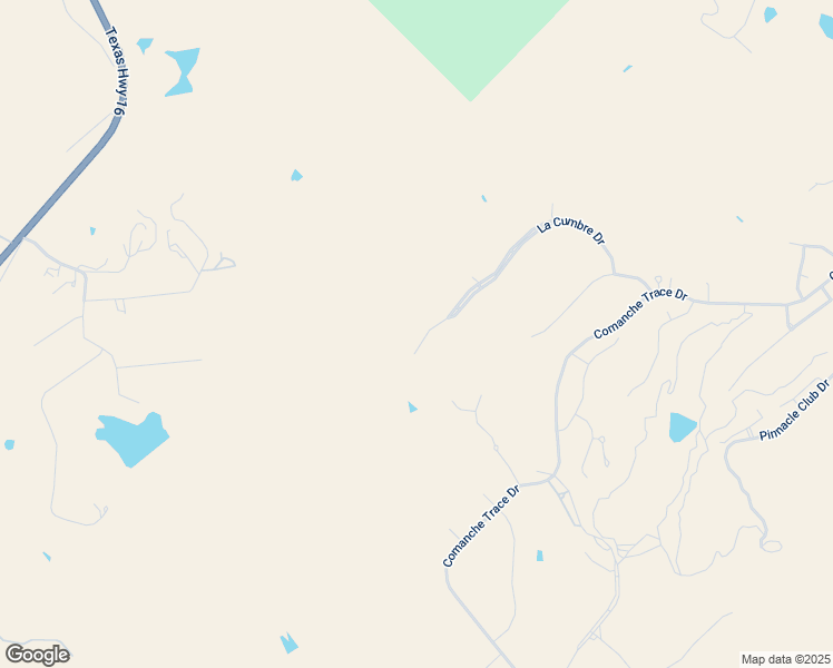 map of restaurants, bars, coffee shops, grocery stores, and more near 3597 La Cumbre Drive in Kerrville