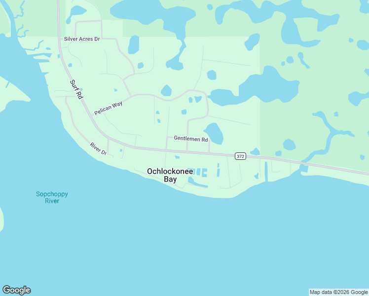 map of restaurants, bars, coffee shops, grocery stores, and more near 340 Pelican Way in Panacea