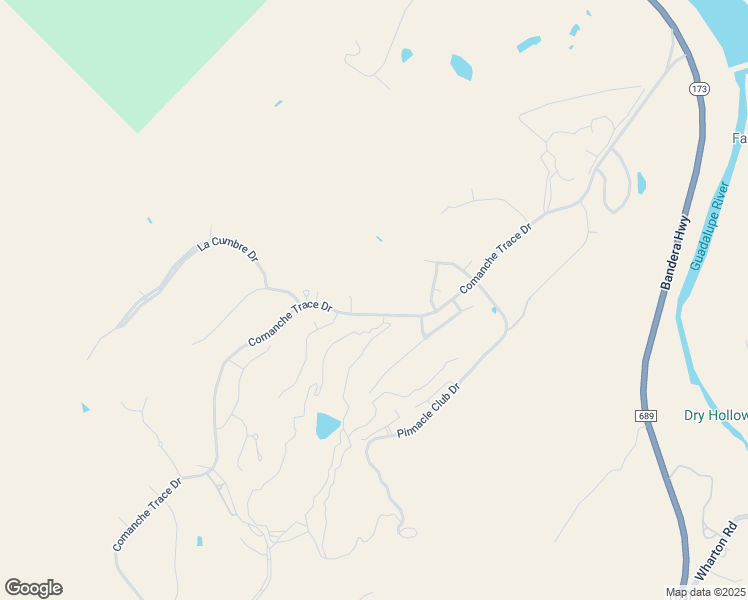 map of restaurants, bars, coffee shops, grocery stores, and more near 3408 Comanche Trace Dr in Kerrville