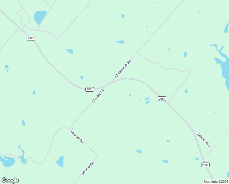 map of restaurants, bars, coffee shops, grocery stores, and more near 9865 Farm to Market Road 2981 in Fayetteville