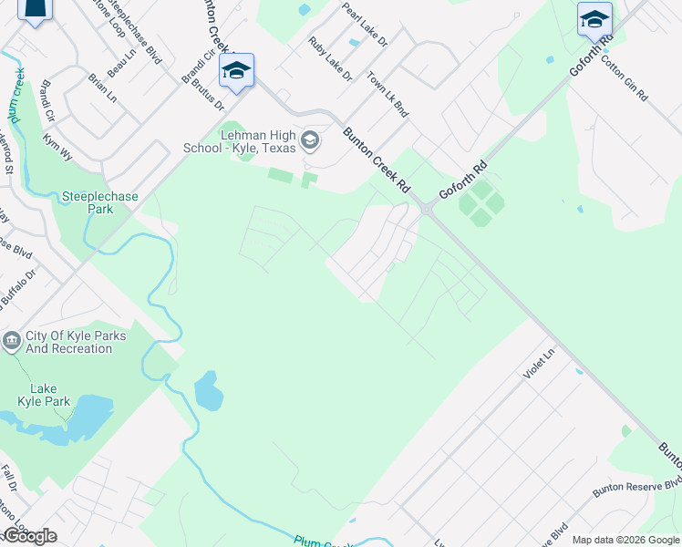 map of restaurants, bars, coffee shops, grocery stores, and more near in Kyle