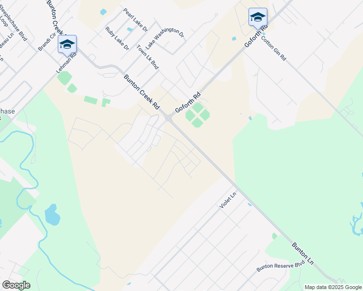 map of restaurants, bars, coffee shops, grocery stores, and more near 767 Bunton Lane in Kyle