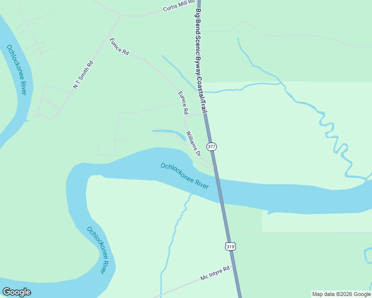 map of restaurants, bars, coffee shops, grocery stores, and more near 11 Gibson Road in Sopchoppy