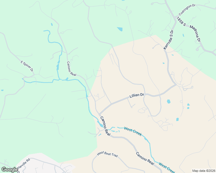 map of restaurants, bars, coffee shops, grocery stores, and more near 135 Valley in Kerrville