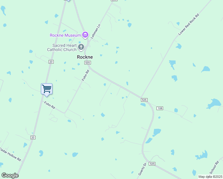 map of restaurants, bars, coffee shops, grocery stores, and more near 3959 Farm to Market 535 in Red Rock