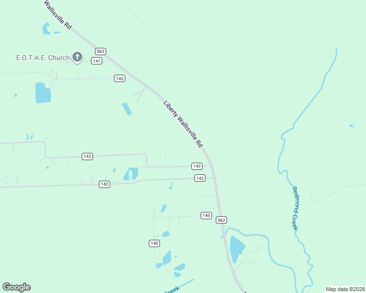 map of restaurants, bars, coffee shops, grocery stores, and more near 3798 Farm to Market Road 563 in Liberty
