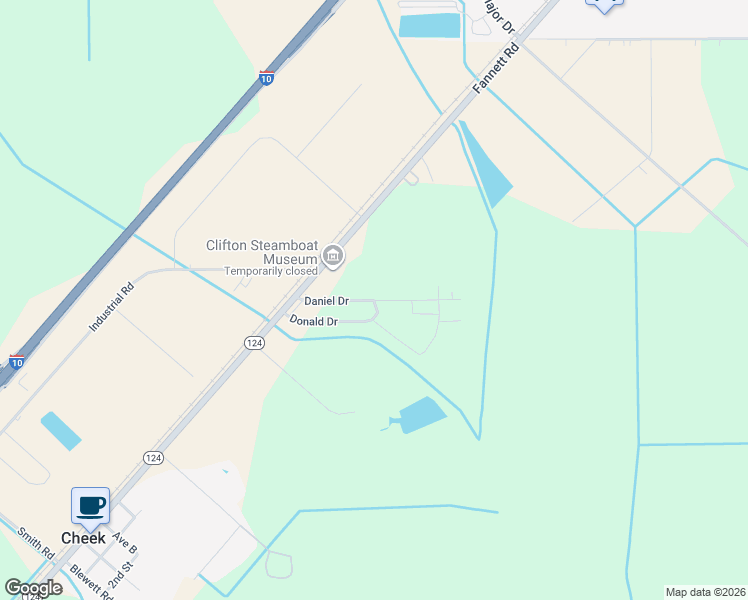 map of restaurants, bars, coffee shops, grocery stores, and more near 5549 Daniel Drive in Beaumont