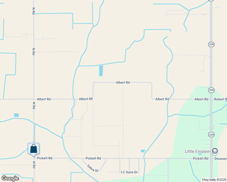 map of restaurants, bars, coffee shops, grocery stores, and more near 3735 Albert Road in Erath