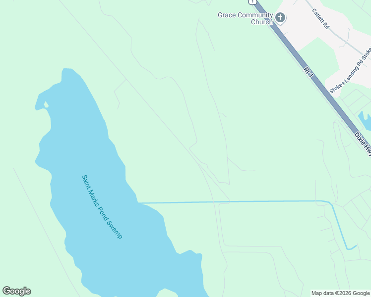 map of restaurants, bars, coffee shops, grocery stores, and more near Saint Marks Pond Boulevard in St. Augustine