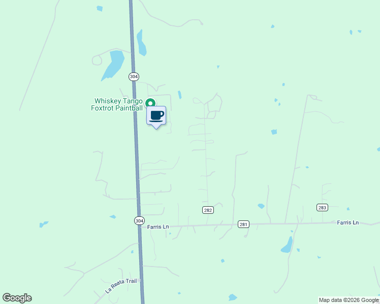 map of restaurants, bars, coffee shops, grocery stores, and more near 111 Split Rail Lane in Smithville