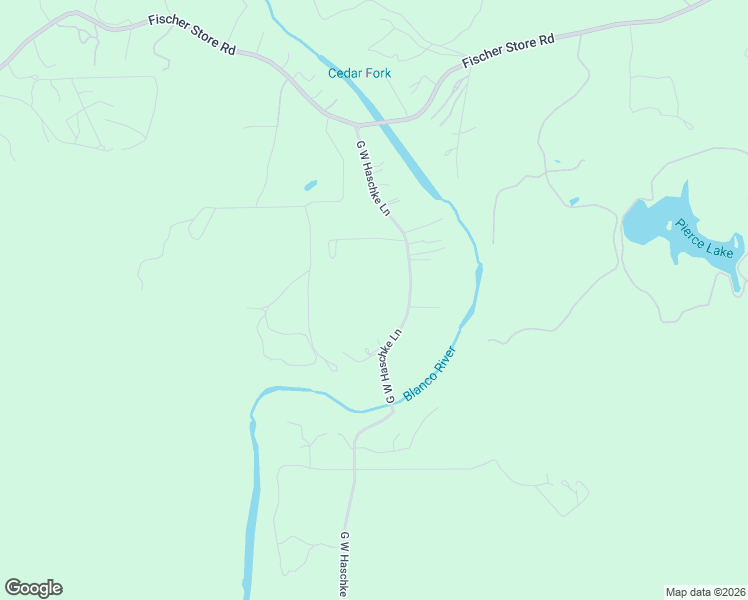 map of restaurants, bars, coffee shops, grocery stores, and more near 700 G W Haschke Lane in Wimberley