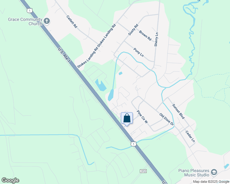 map of restaurants, bars, coffee shops, grocery stores, and more near 160 Ronald Road in St. Augustine