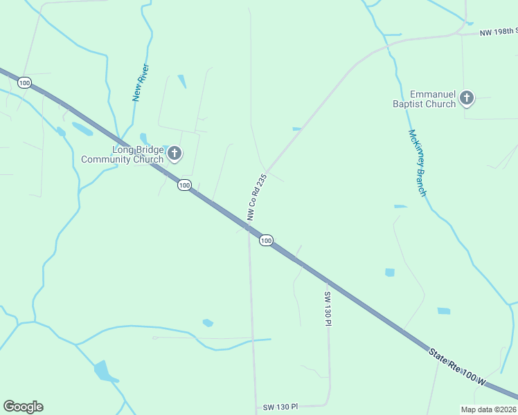 map of restaurants, bars, coffee shops, grocery stores, and more near 19199 Northwest Co Road 235 in Lake Butler