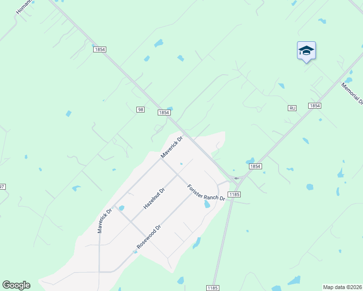 map of restaurants, bars, coffee shops, grocery stores, and more near 39 Maverick Drive in Dale